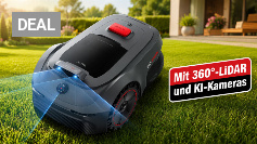 Mähroboter zum Tiefstpreis: Nur 504€ für Amazon-Hit mit 360°-LiDAR und KI-Kameras