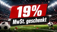 Kurz vor der Fußball-WM: MediaMarkt schenkt 19% MwSt. - Rabatt-Aktion diesmal extralang