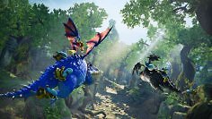 Rayman Legends kommt als Neuauflage, inklusive neuem Gameplay wie Drachenreiten (wie auf dem Bild zu sehen).