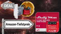 Nichts für Laien: Shelly Mini mit Alexa rutscht bei Amazon auf 9,95 € - schaltet, misst, für Schalterdosen und Baldachine (1)