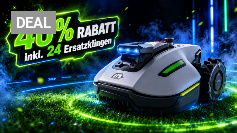 <strong>Kein Kabel, keine RTK-Station, Platz 1:</strong> Mammotion Yuka Mini 2 <strong>Mähroboter </strong>fällt im Bundle auf <strong>659 € befristet</strong>