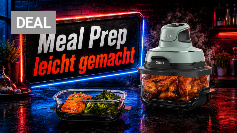 <strong>Ninja Crispi zum Bestpreis:</strong> 35 % Rabatt auf Airfryer mit Glasbehältern, Deckeln und Meal-Prep-Hack