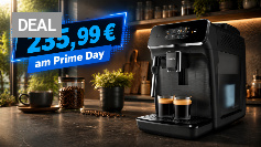 <strong>Philips Series 2200</strong> am Prime Day:<strong> </strong>Amazon reduziert <strong>Topseller-Kaffeevollautomat </strong>auf <strong>235,99 € Bestpreis</strong>