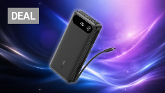 Anker Powerbank, 20.000mAh tragbares Ladegerät mit integriertem USB-C-Kabel, 87W Max Schnelllade-Akku, 1 USB-C und 1 USB-A, für MacBook, iPhone 17/16/15/14 Serie, Samsung, Switch, und mehr Amazon Angebot