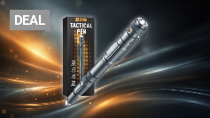 BIIB Geschenke für Männer, Multitool Pen mit LED Gadgets, Geburtstagsgeschenk für Männer, Feuerwehr Geschenke, Männergeschenke Geburtstagsgeschenk Papa Geschenk Vatertag für Camping Amazon Angebot
