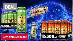 Energie! Amazon senkt Rockstar Energy limitiert auf Prime Day Preis - 83 Cent der halbe Liter (1)