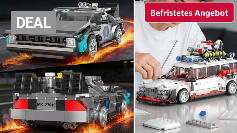 Mould Kings Zeitmaschine ist im Angebot: Doch andere Filmklassiker trifft der Lego-Rivale besser