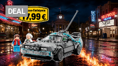 Besser schnell sein: Lego DeLorean zum Amazon-Tiefstpreis von 17,99 Euro zurückgereist (1)