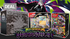 Statt fast 100 % Aufschlag: Pokémon Dunkelnacht Booster, Trainer-Boxen und mehr zur UVP bei Amazon