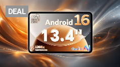 TECLAST Tablet 13.4 Zoll 120Hz Display, Android 16 Gaming Tablets T65, 4G LTE Dual SIM, 26GB RAM+128GB ROM(4TB TF), Widevine L1/13MP/GPS, Gemini AI Tablets mit USBC Anschluss für Streaming, Filme Amazon Angebot