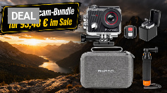 <strong>GoPro und DJI zu teuer?</strong> Dieses <strong>4K-Actioncam-Bundle</strong> mit zwei Akkus und Unterwassergehäuse gibt es <strong>für keine 100 €</strong>