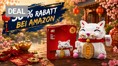<strong>Kleine Katze, großer Amazon-Rabatt:</strong> Lego Glückskatze mit Winkefunktion jetzt mit <strong>30 % Rabatt</strong> sichern