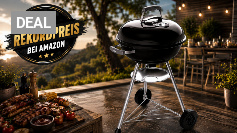 <strong>Rekordpreis für den Grill-Klassiker:</strong> Weber Compact Kettle fällt bei Amazon auf <strong>101,70 € befristet</strong>