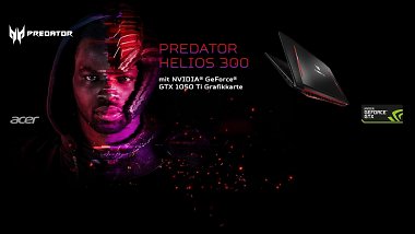 Acer Predator Helios 300: Design, Verarbeitung und Technik