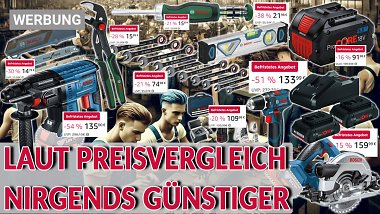 12V-Akkuschrauber, 18V-Handkreissäge, Bohrhammer, Rasenmäher und mehr kurz im Sale
