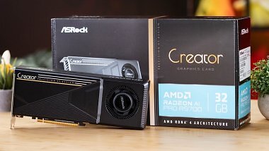 Radeon AI Pro R9700 Test: Lautheit, Leistungsaufnahme & Effizienz