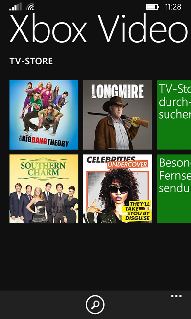 Xbox Video App auf Windows Phone 8.
