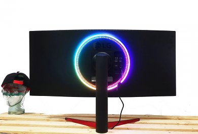 Der Leuchtring des LG ist hell und vielseitig.