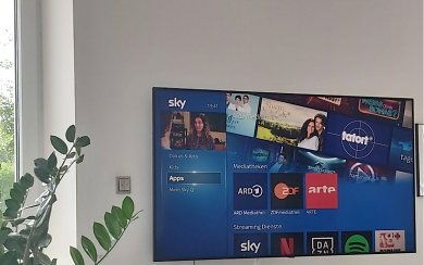 Vorinstallierte Apps auf TV-Receiver Sky Q