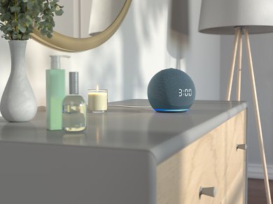 Amazon Echo Dot mit LED-Uhr (4. Generation)