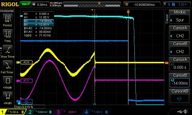 Corsair CX650F im Test - Stützzeit