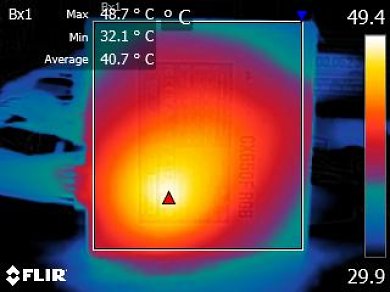 Corsair CX650F im Test - IR Unterseite