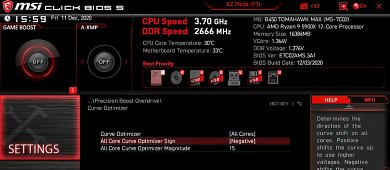 Ryzen 5000: MSI zeigt Curve Optimizer mit B450 Tomahawk und 5900X (1)