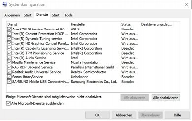 Systemkonfiguration sauberer Neustart in Windows 10 01