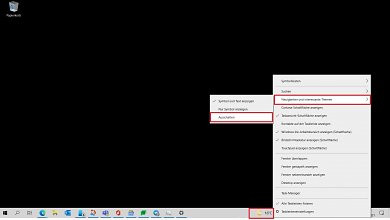 Windows 10 Taskleisten Feature News und interessante Themen ausschalten