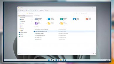 Windows 11 Datei Explorer mit neuer Toolbar 01