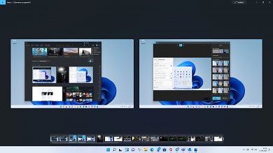 Microsoft Fotos App im Windows 11 Design mit neuer Multi View Ansicht