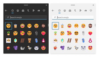 Neue Emojis in Build 22478