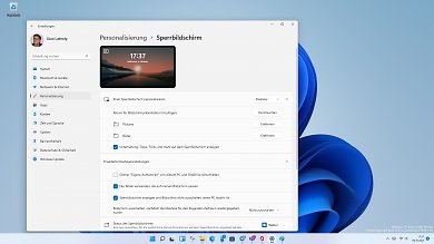 Sperrbildschirm in Windows 11 anpassen