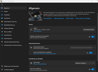 Powertoys 0.49: Neue Version mit Verbesserungen für Windows 11