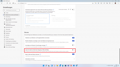 Microsoft Edge Shopping Bloatware deaktivieren