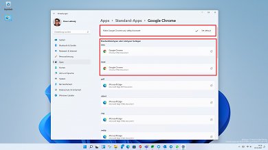 Einfachere Auswahl des Standardbrowsers in&nbsp;Windows 11 Version 22H2.