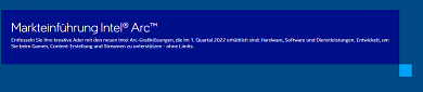Intel deutscher Auftritt