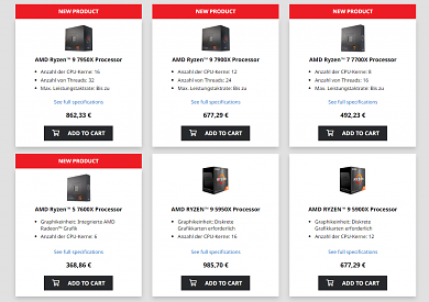 Ryzen 7000 bei AMD (27.09.)