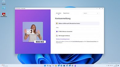 Der Videoeditor Clipchamp tritt die Nachfolge vom Windows Movie Maker an und erfordert ein Microsoft-Konto.