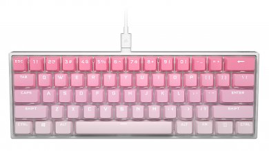 Corsair K65 RGB Mini Pink Elixier. (1)