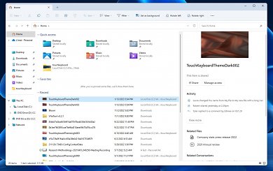 Neue Eigenschaften Ansicht im Datei Explorer in Windows 11 Version 23H2.
