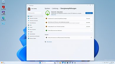 Windows 11 Februar 2023 Update mit Energiespar Tipps