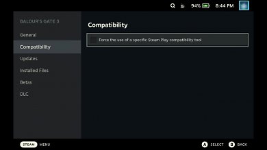 Proton über Steam konfigurieren