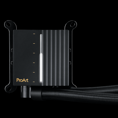 Asus ProArt LC 420: AiO-Wasserkühlung mit 420-mm-Radiator und drei Noctua NF-A14 ganz ohne RGB (2)