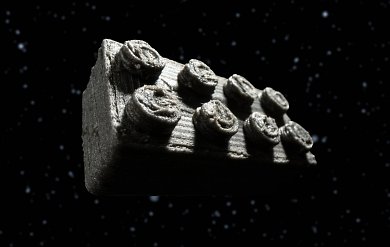 Häuser auf dem Mond: ESA druckt Legosteine aus Meteoritenstaub (3)