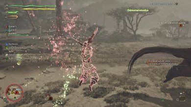 Vom Saikrii können Angriffe aus erfolgen und schnell Distanz zum Monster gewonnen werden.