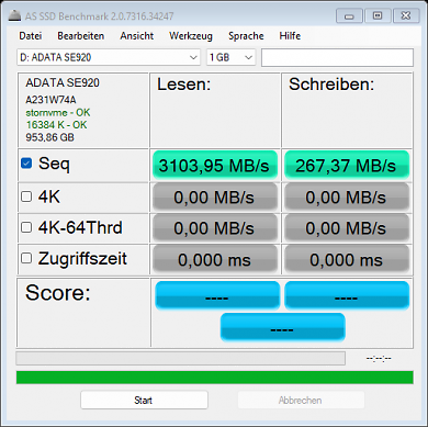 Bestes Kabel, bester Port, 1. Patch und etwas Glück: Das X870E-E kann die maximale Leseleistung unserer SSD unterstützen.