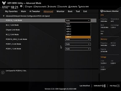 Sollte es laut AMD gar nicht geben: PCI Express 5.0 in einem B650-ohne-E-UEFI.