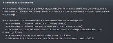 Treiberempfehlungen für Inzoi.