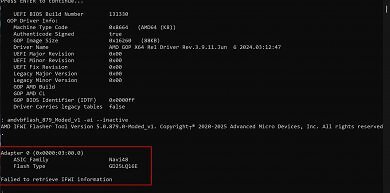 Radeon RX 9070 erfolgreich mit XT-BIOS geflasht: Mod des AMDVBFlash ermöglicht Tool-Crossflash (2)